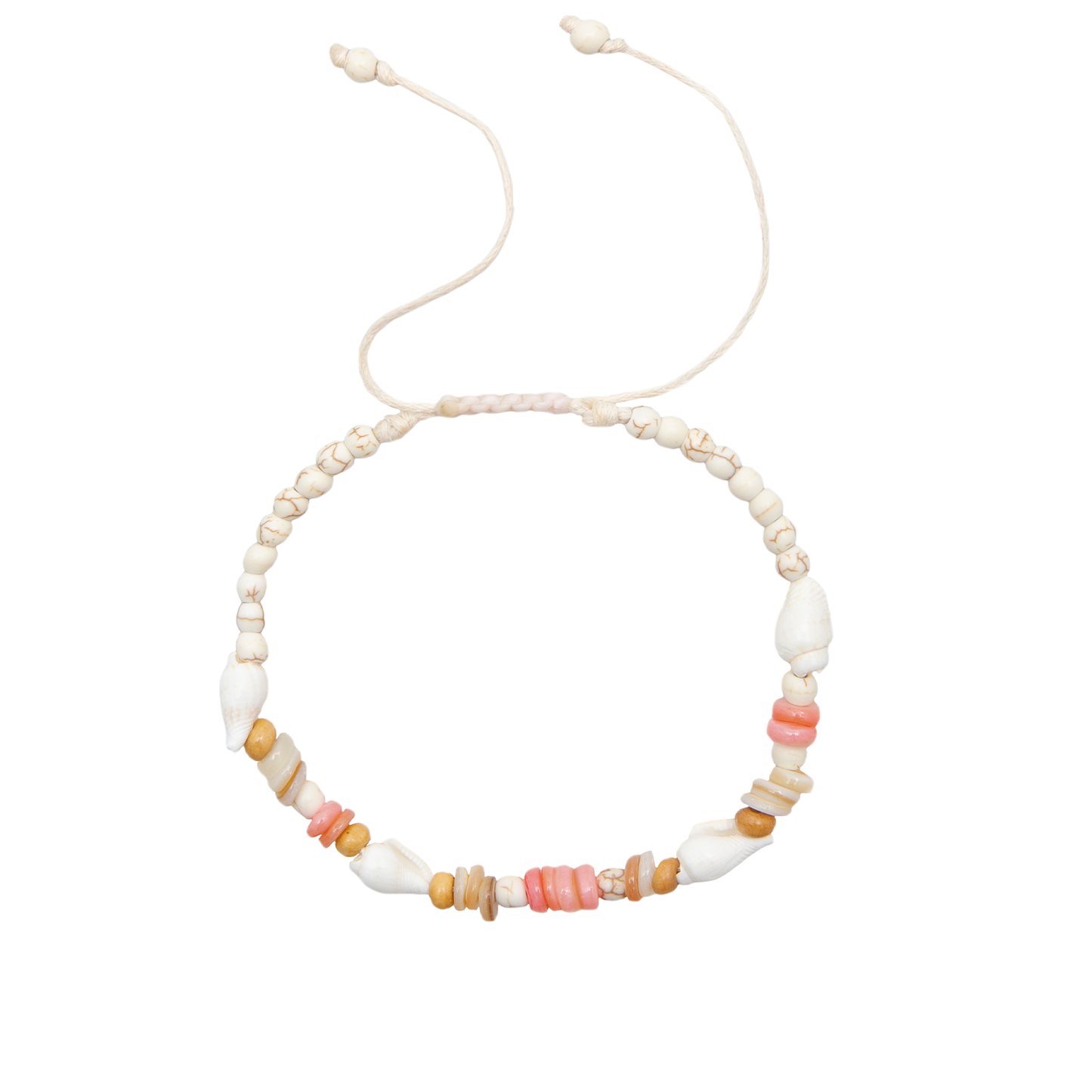 Lotus and Luna: Tigertail Beachcomber Shell Anklet