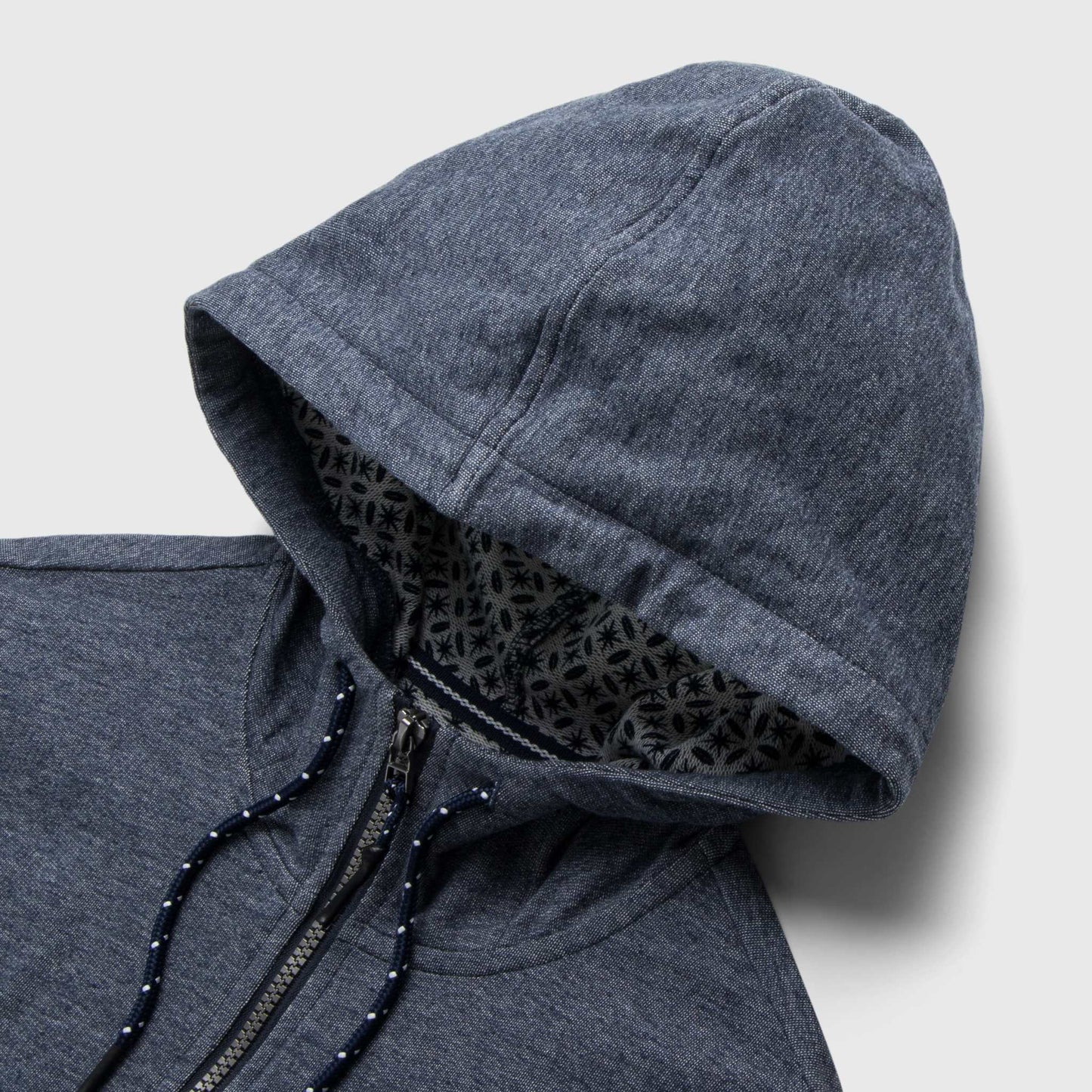 Surfside Supply: Danny Full-Zip Terry Hoodie - Navy Heather