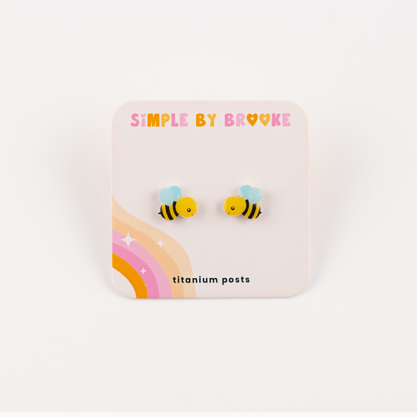 Simple By Brooke: Kawaii Bee Earrings