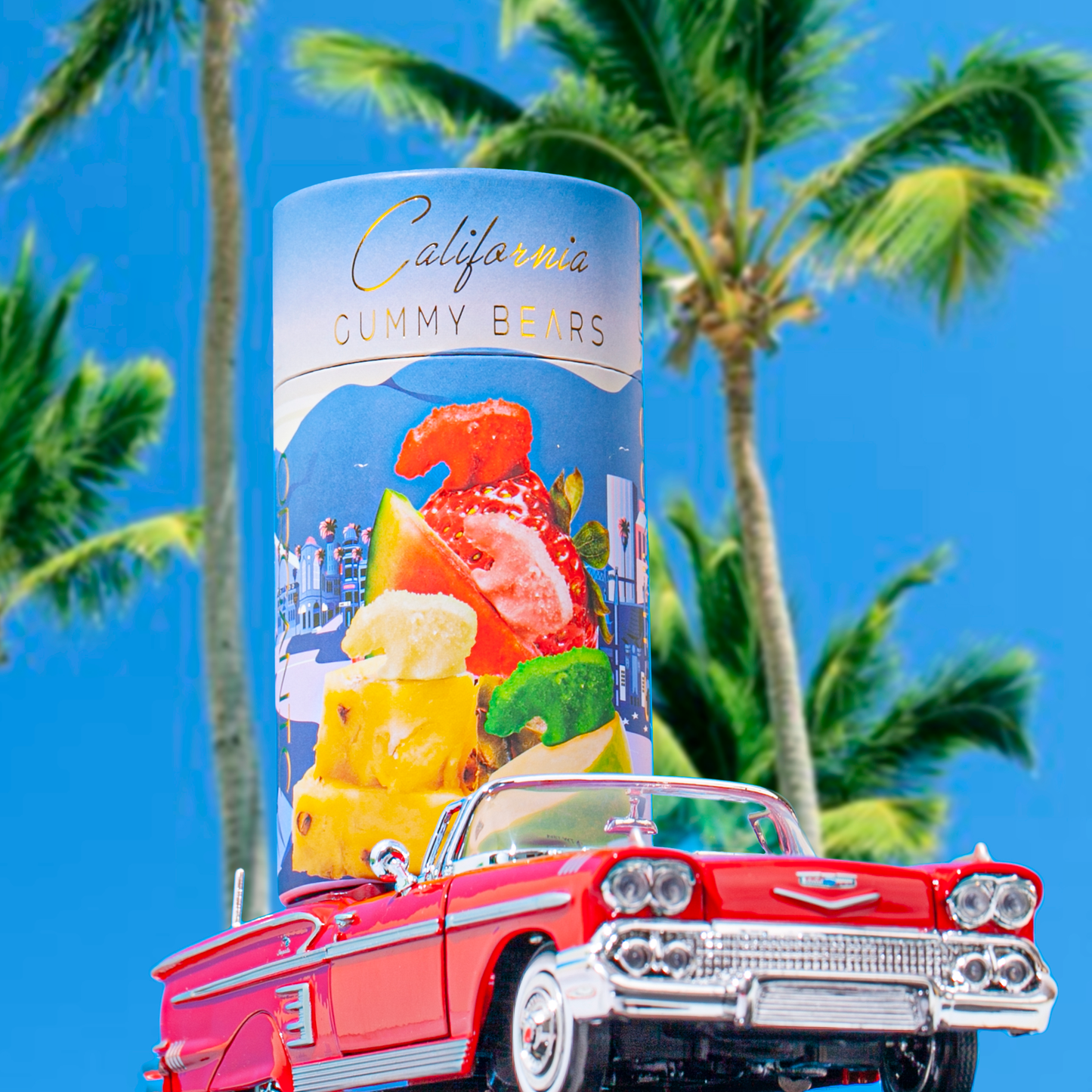 California Gummy Bears - Los Angeles tangy, sweet organic gummy bears