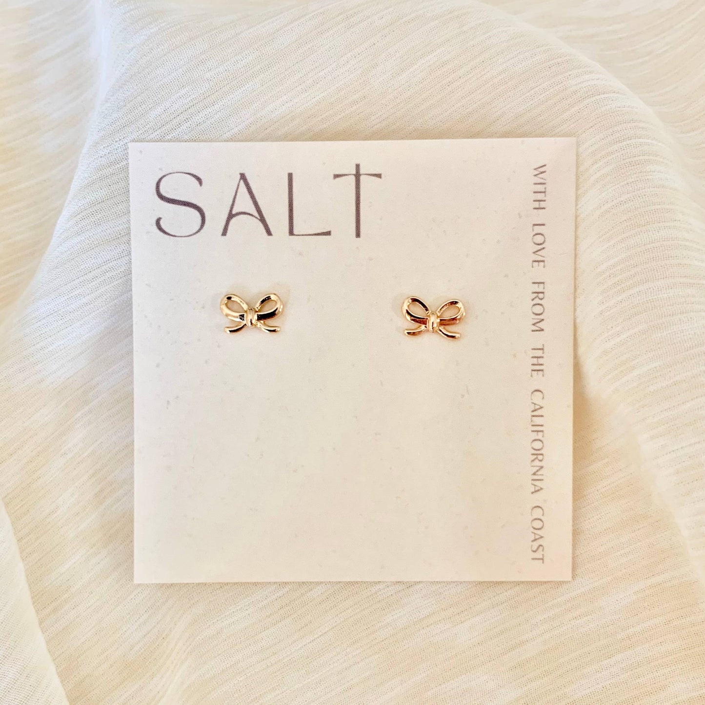 SALT by Sarah Curtis: Bow Studs
