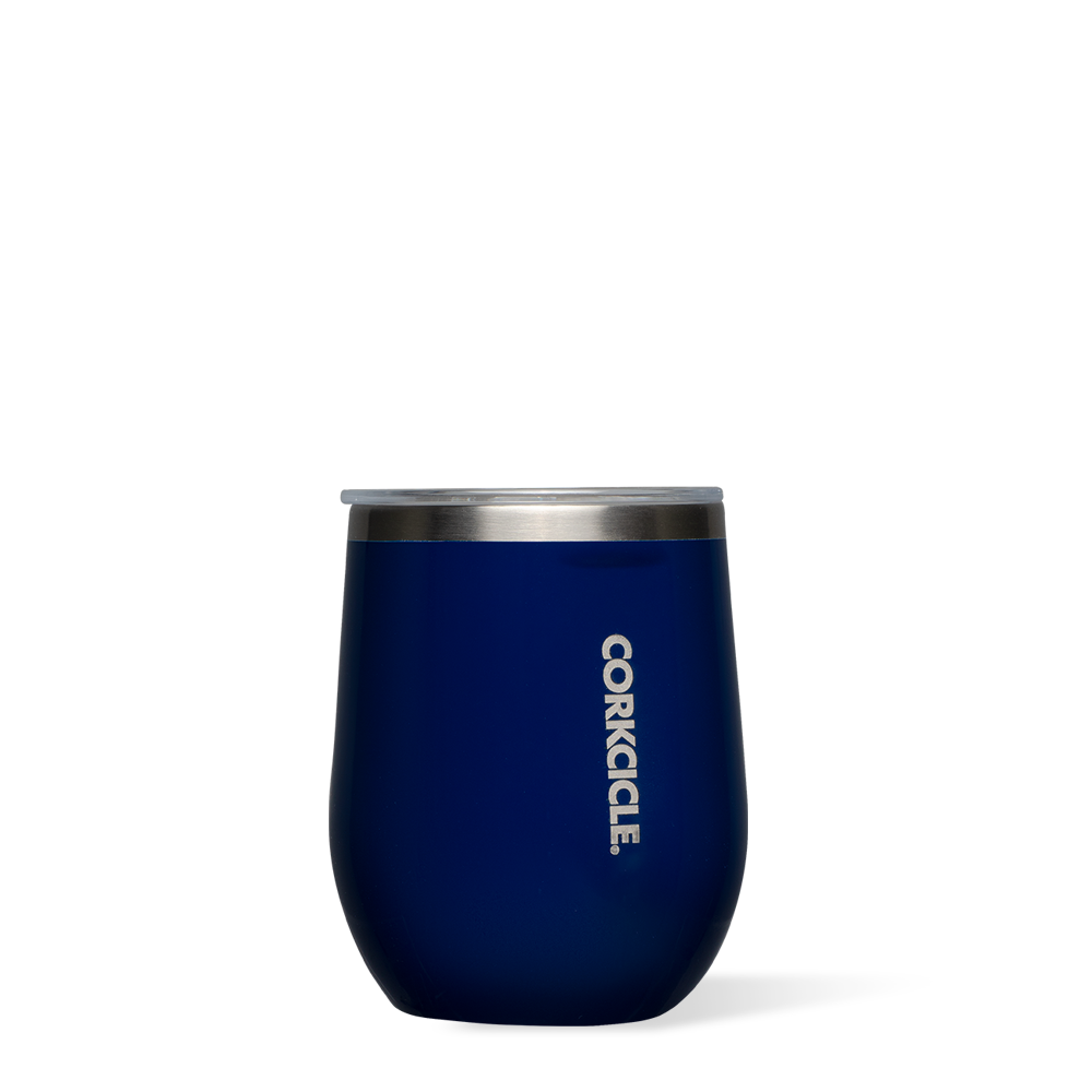 Corkcicle: Stemless - 12oz Gloss Midnight Navy