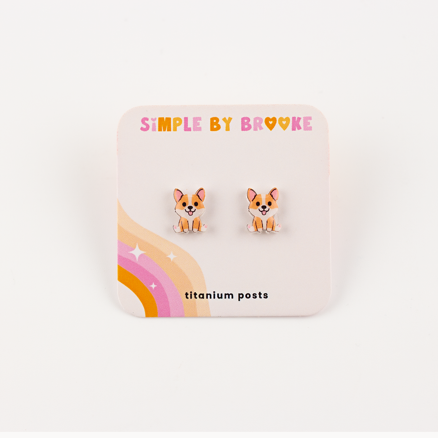 Simple By Brooke: Kawaii Corgi Earrings