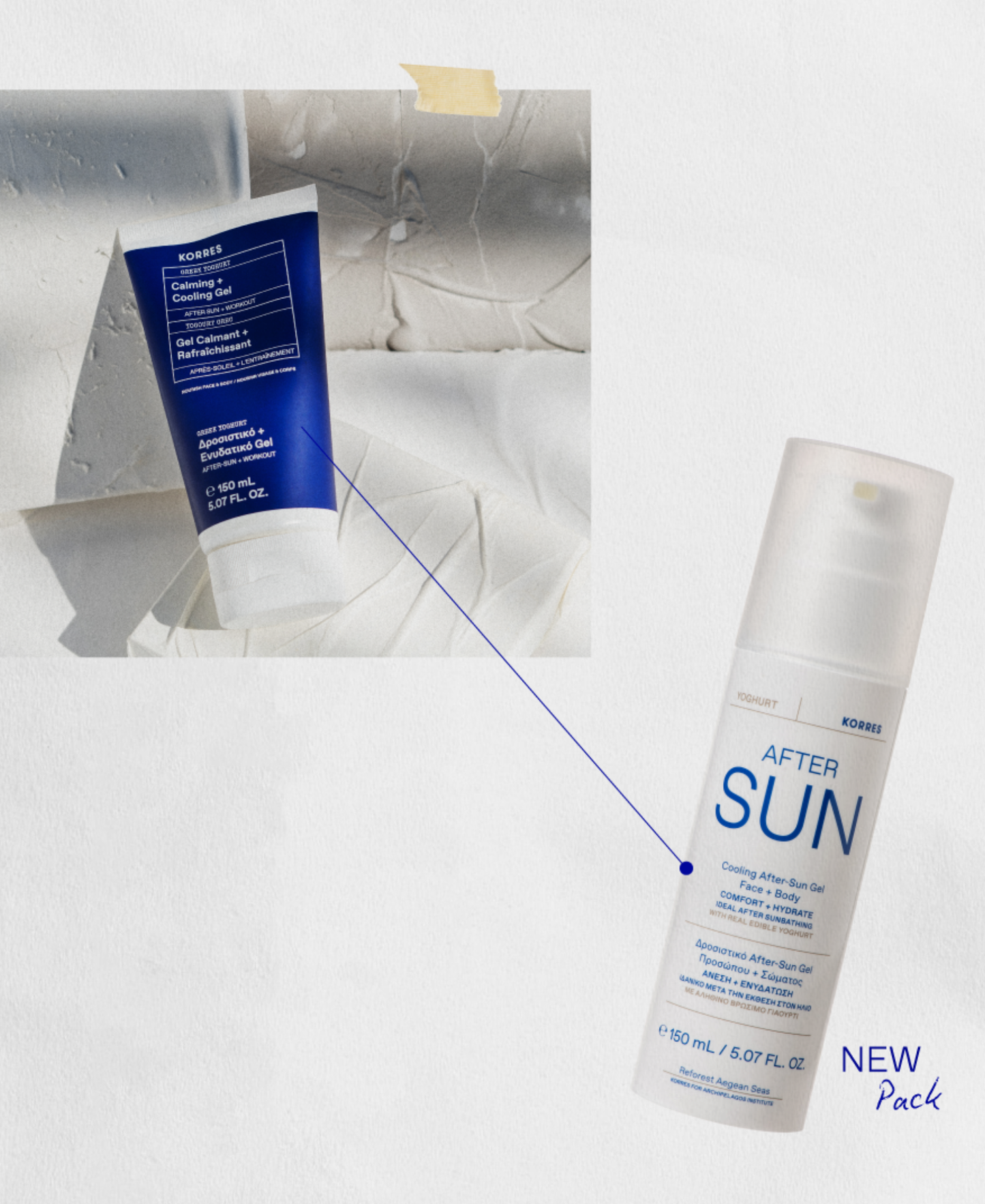 Korres: Greek Yoghurt Cooling After-Sun Gel for Face & Body