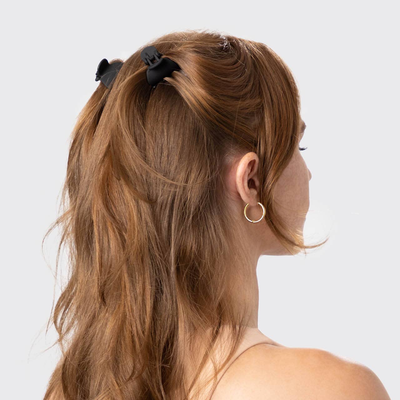 KITSCH: Recycled Plastic X-Small Claw Clips 6pc - Black & Tort