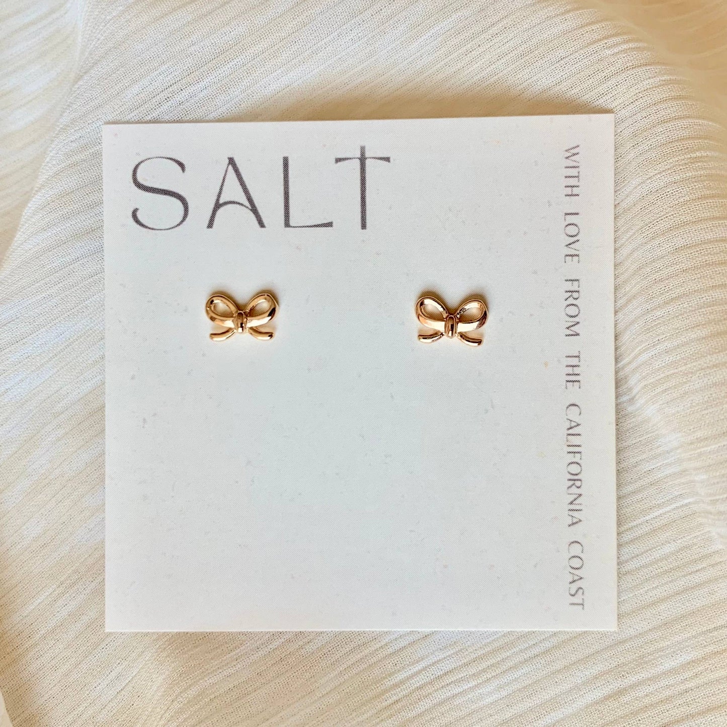 SALT by Sarah Curtis: Bow Studs
