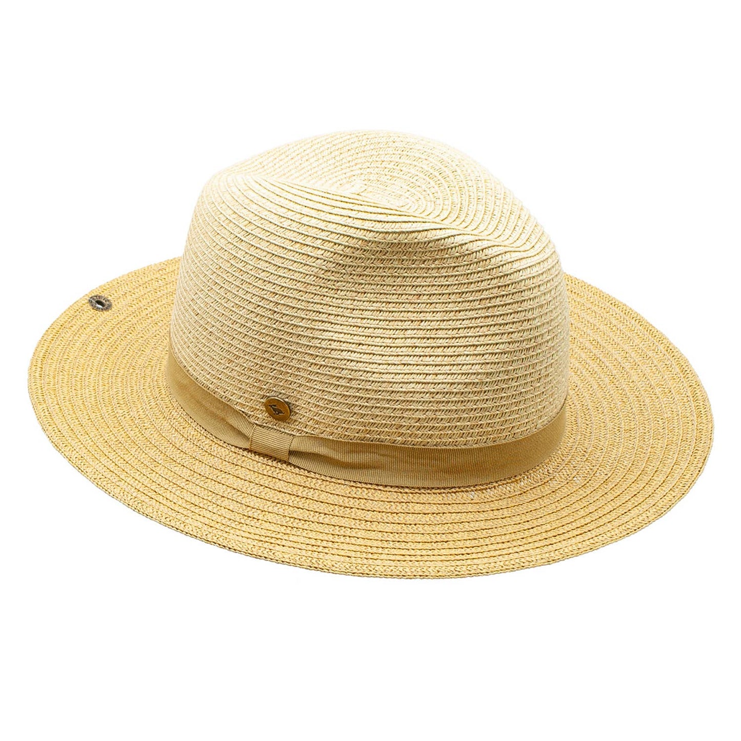 Peter Grimm: Bruce Toyo Straw Tan Ribbon Band Beach Resort Hat