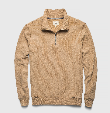 Surfside Supply: Men's Bobby Corded Rib 1/4 Zip Mock Pullover