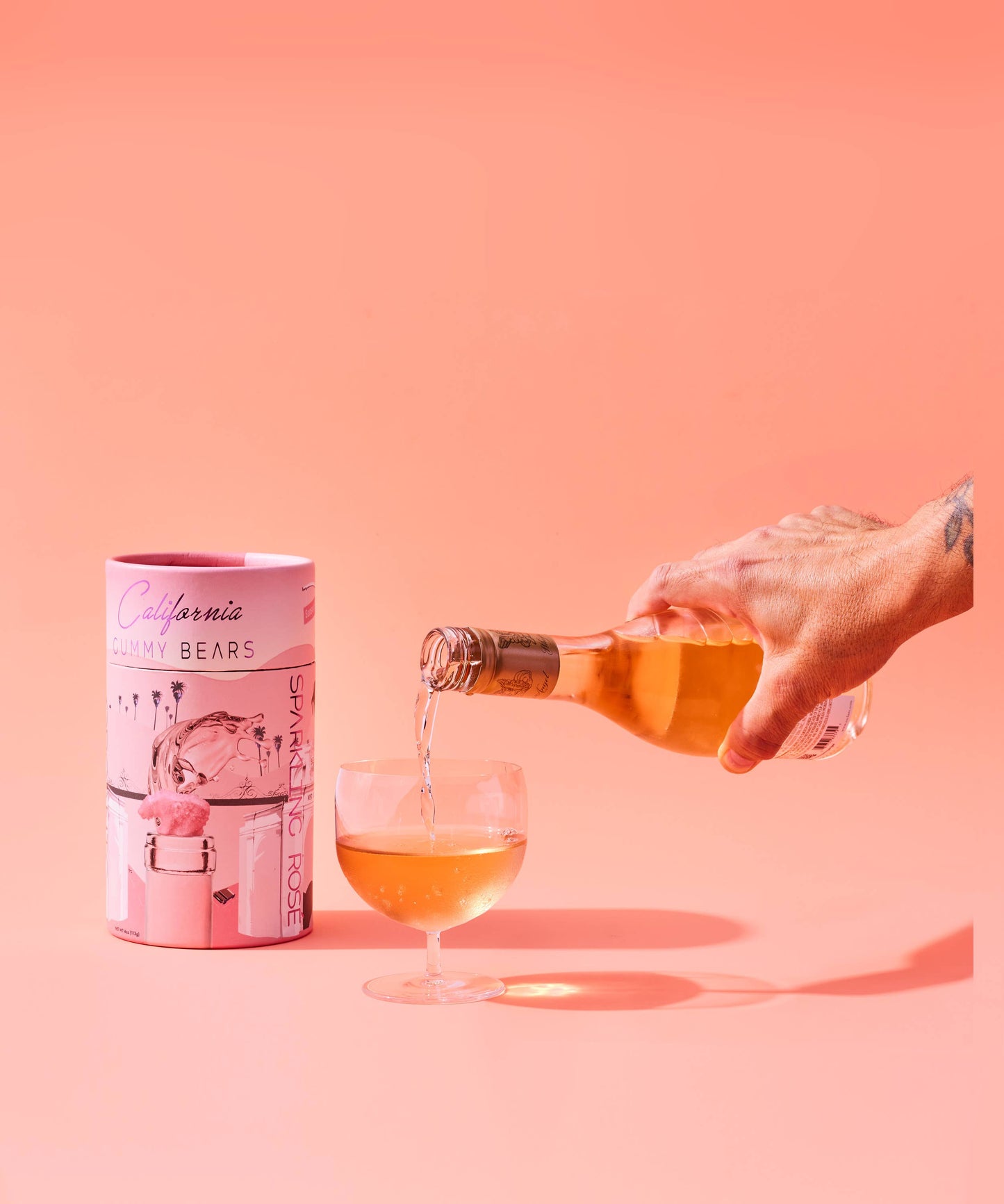California Gummy Bears - Bel Aire Sparkling Rosé organic gummy bears