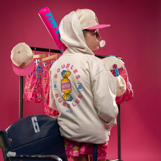 Baseballism: Doubles and Bubbles Hoodie - Youth