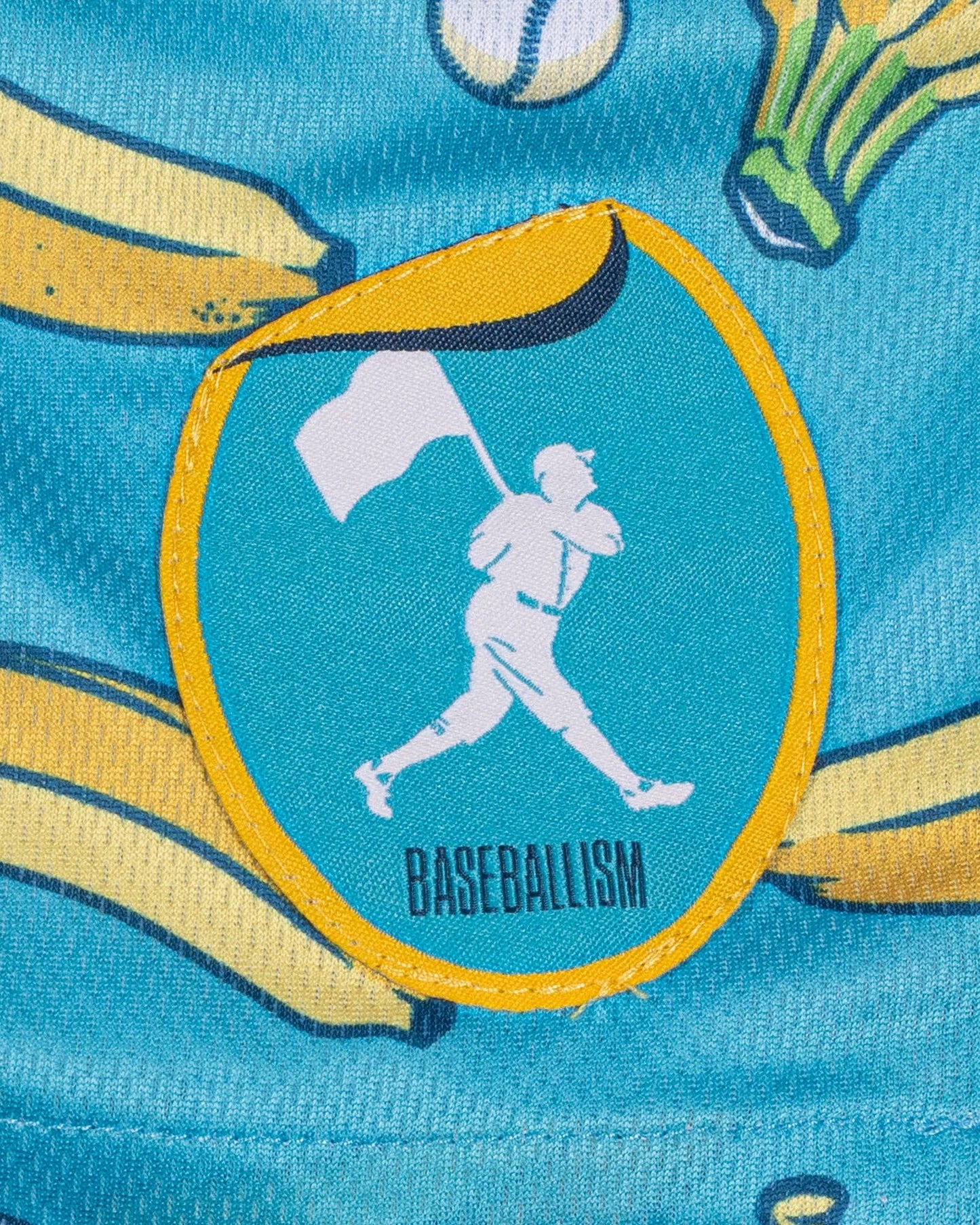 Baseballism: Peelin Good (Banana) Diamond Air Mesh Shorts - Youth