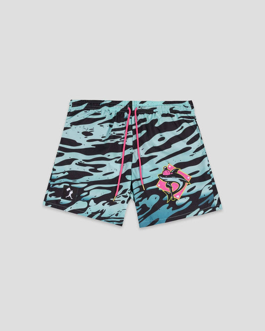 Baseballism: Shark Attack Cage Trunks (Rip Tide) - Youth