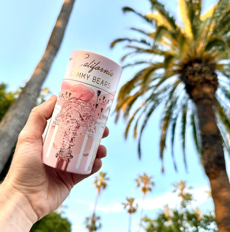 California Gummy Bears - Bel Aire Sparkling Rosé organic gummy bears
