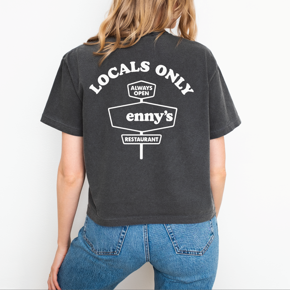 All Swell Surf: Locals Only Boxy Tee - Adult