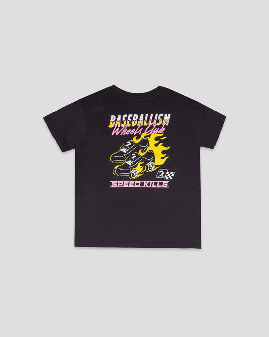Baseballism: Speed Kills T-Shirt (Black) - Youth