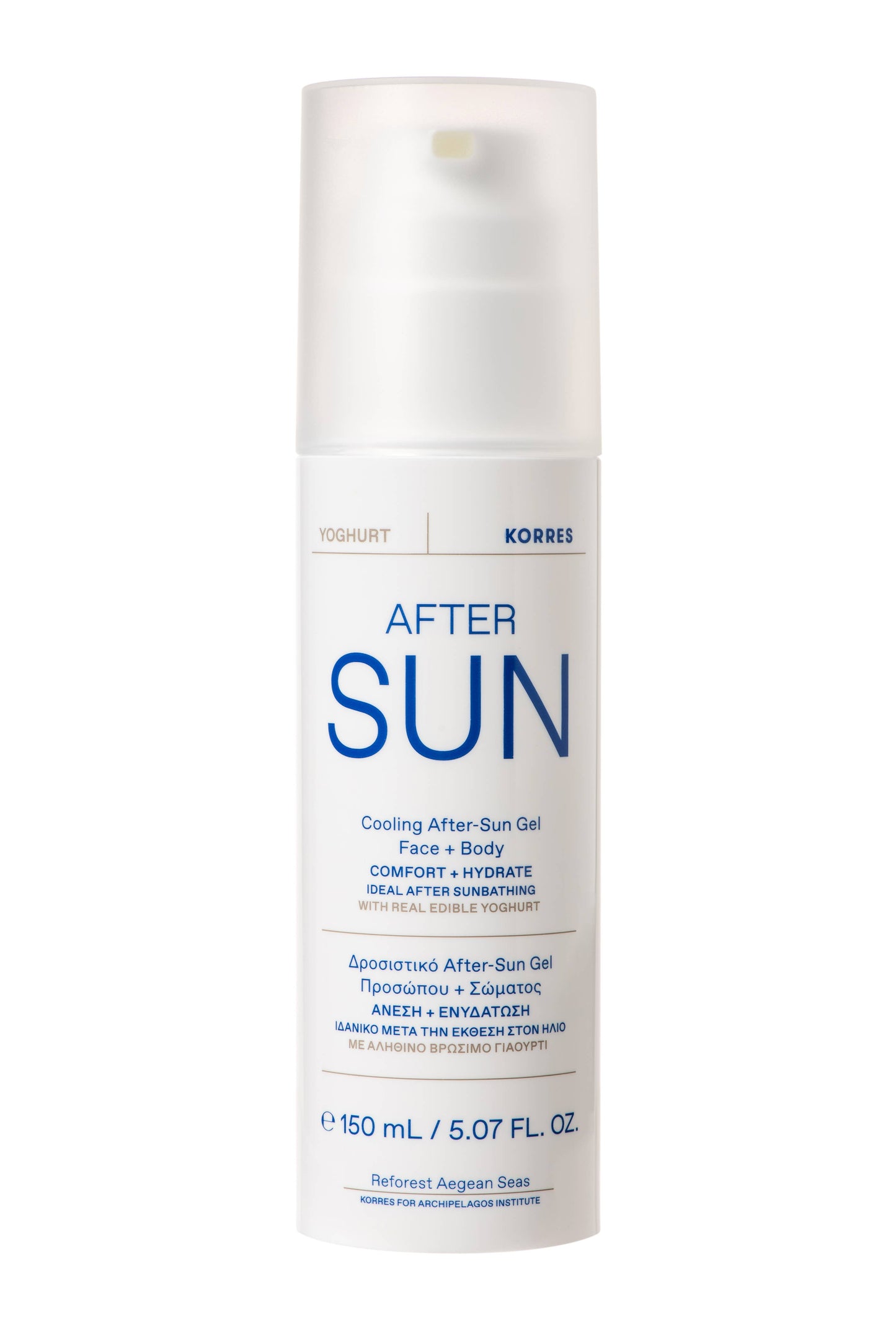 Korres: Greek Yoghurt Cooling After-Sun Gel for Face & Body