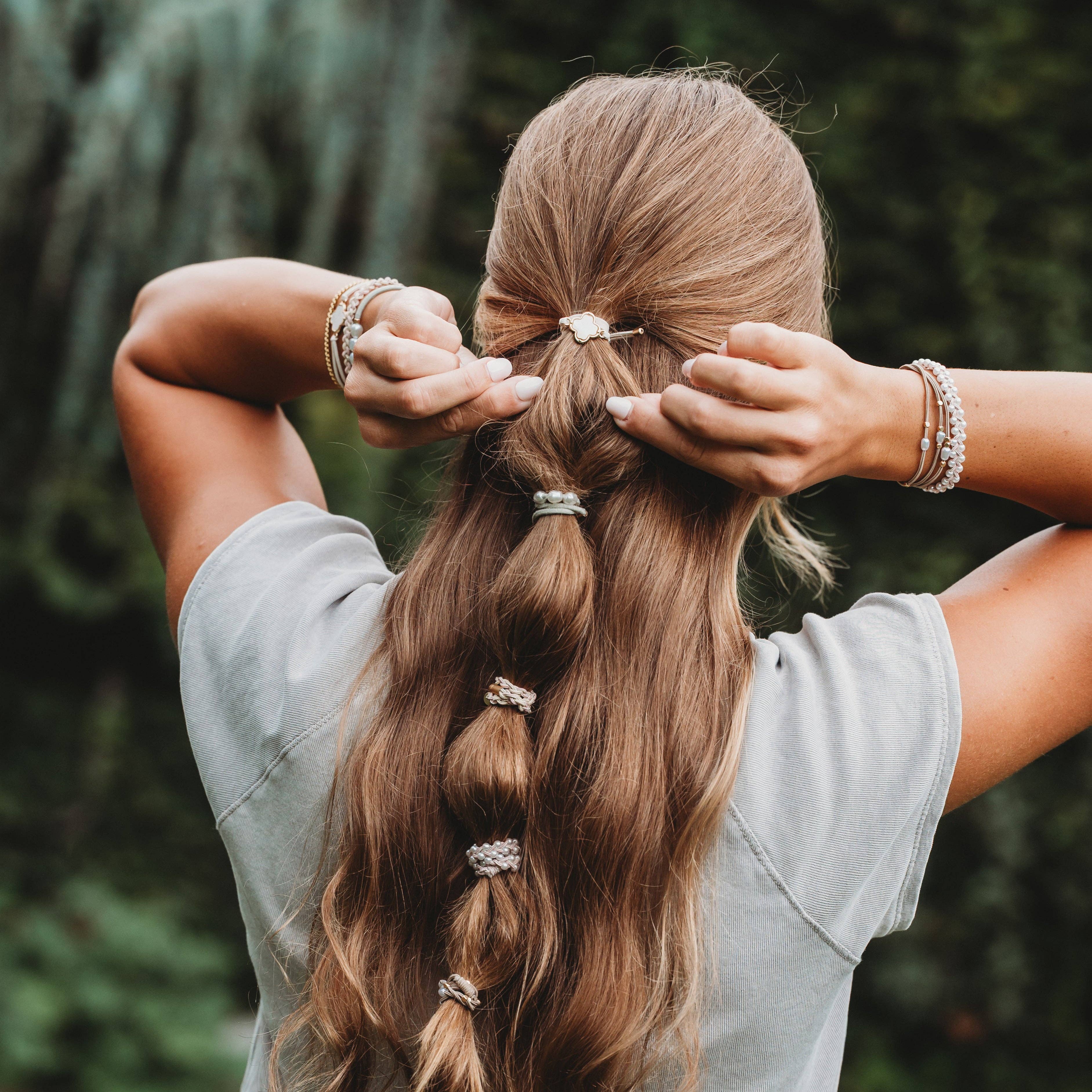 K'Lani Hair Tie Bracelets (Glimmer)