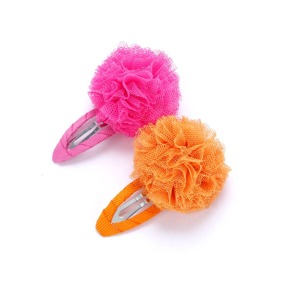 Peppercorn Kids: Colorful Tulle Hairclips