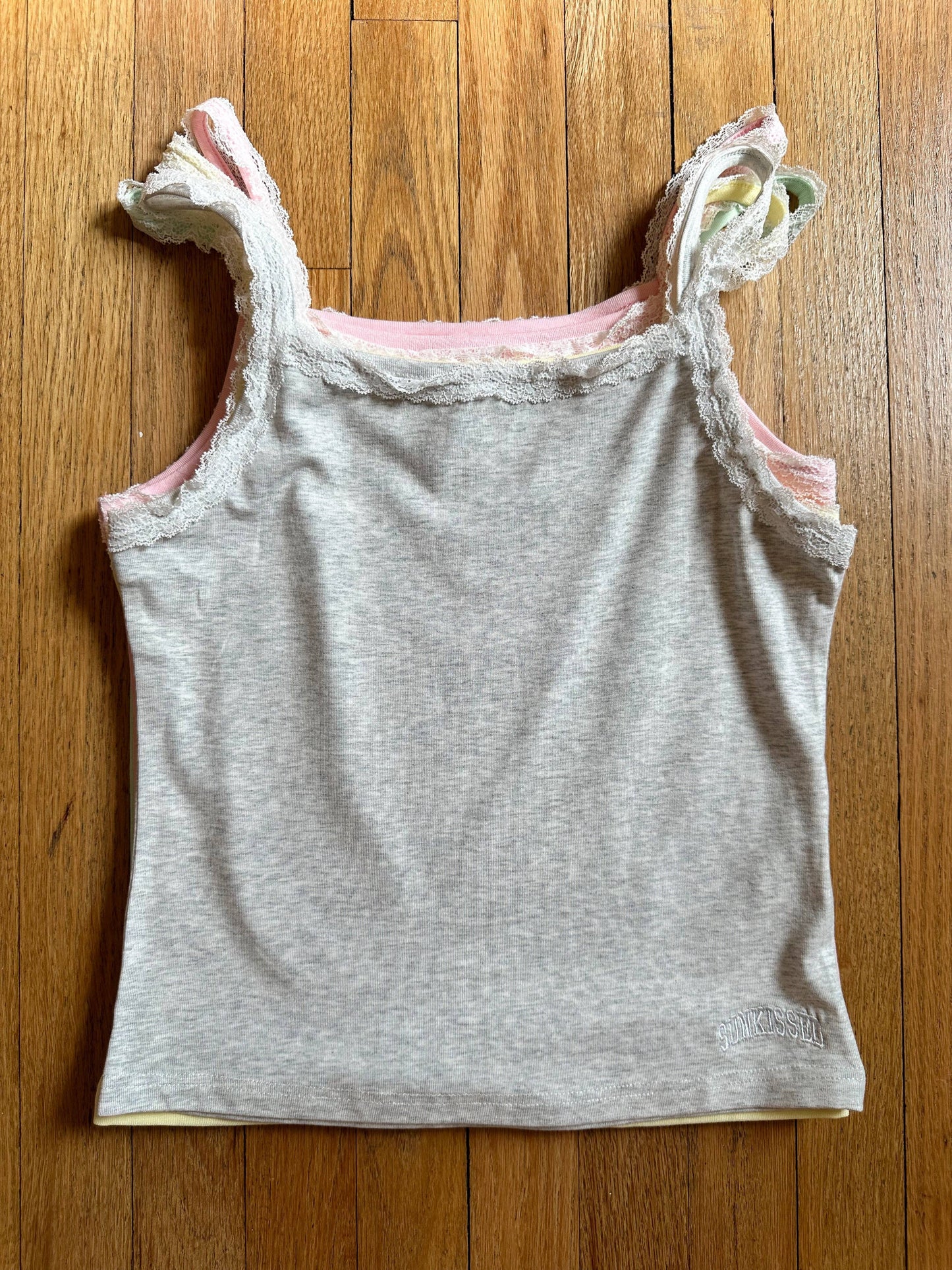 Sunkissed Coconut: Lace Cami Tanktop