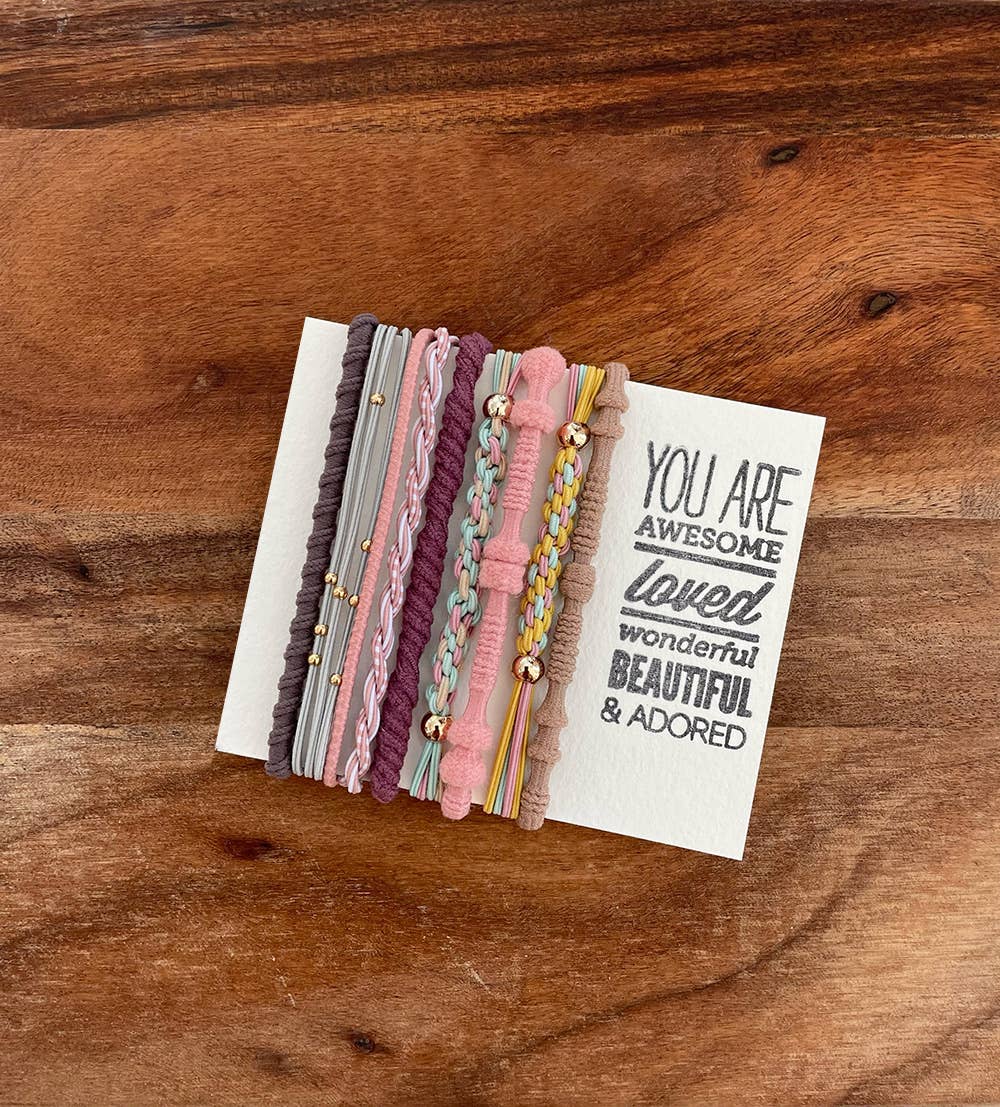 Eastern Ave Studio: Boho Hair Ties | Pastels