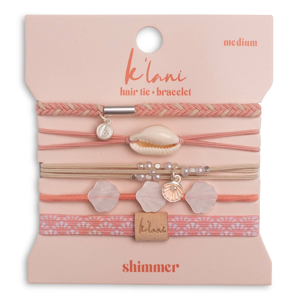 K'Lani: Shimmer Hair Tie Bracelets