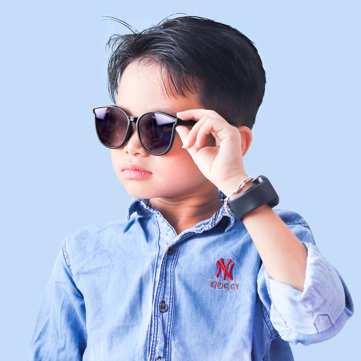 Little Sunnie: Austin Oval Kids Sunglasses