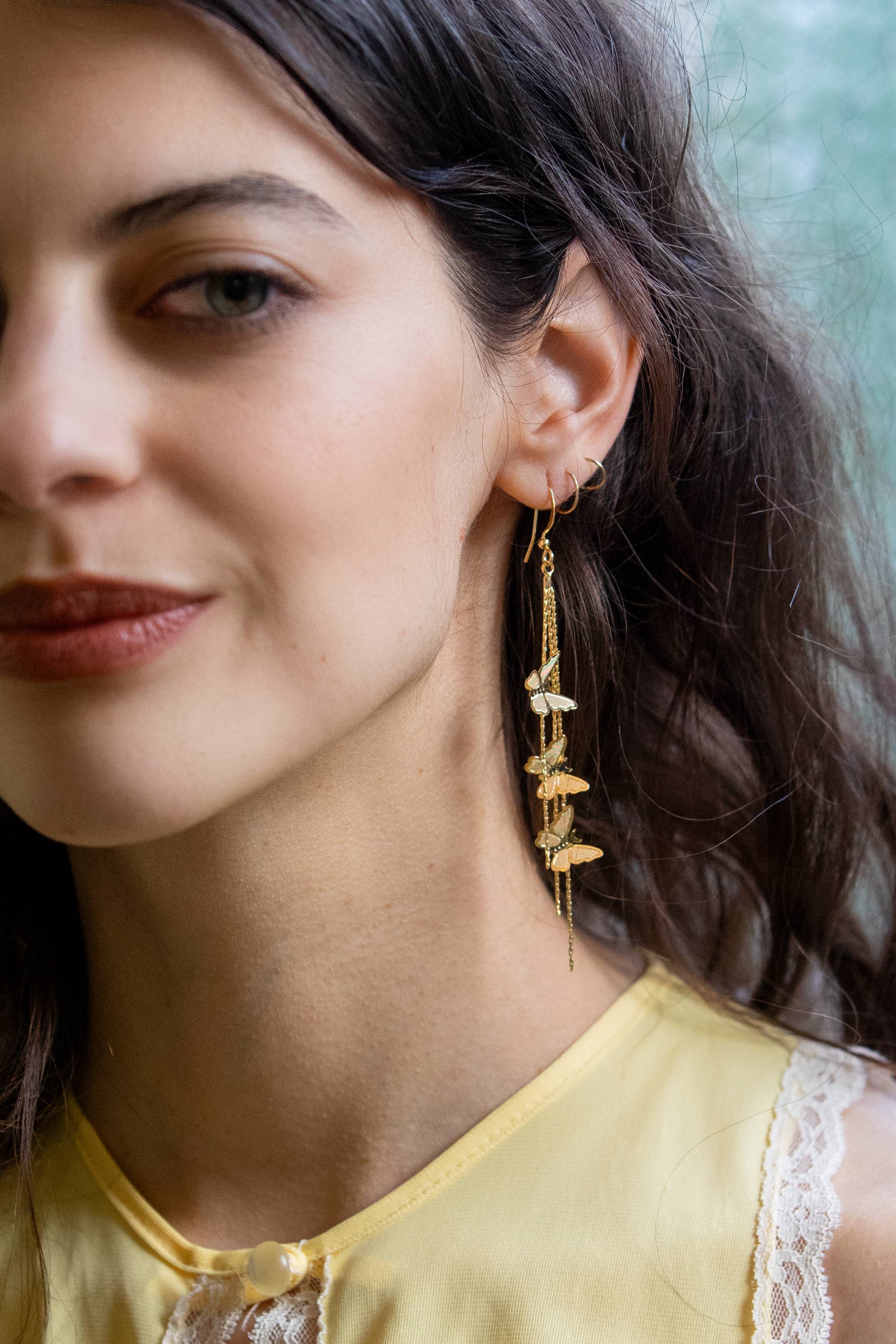 Peter and June: Give Me Butterflies Earring