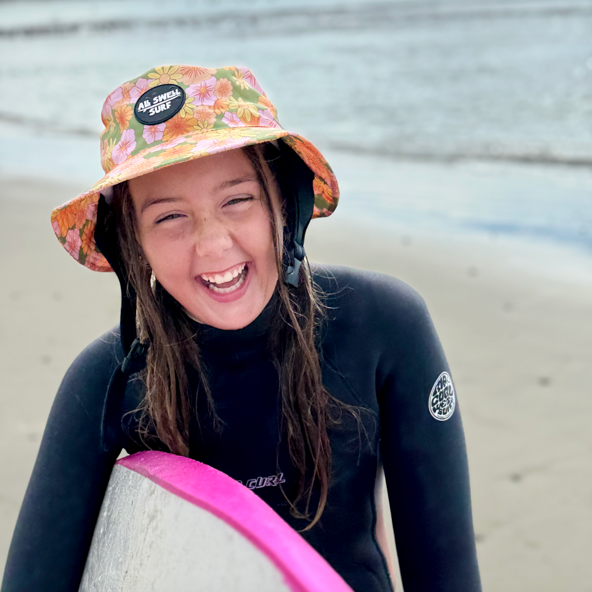 All Swell Surf: Retro Bloom Surf Hat