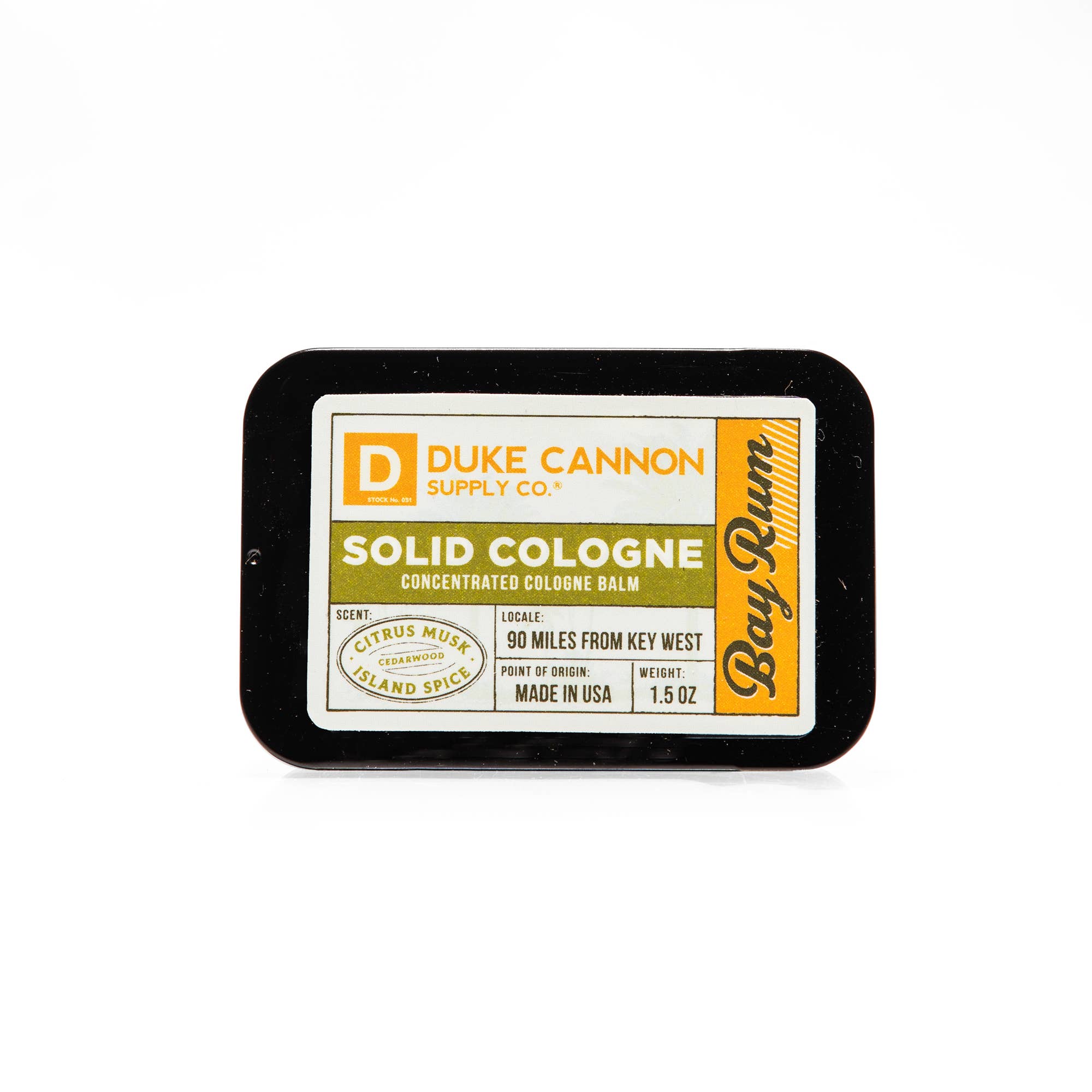 Duke Cannon: Solid Cologne - Bay Rum