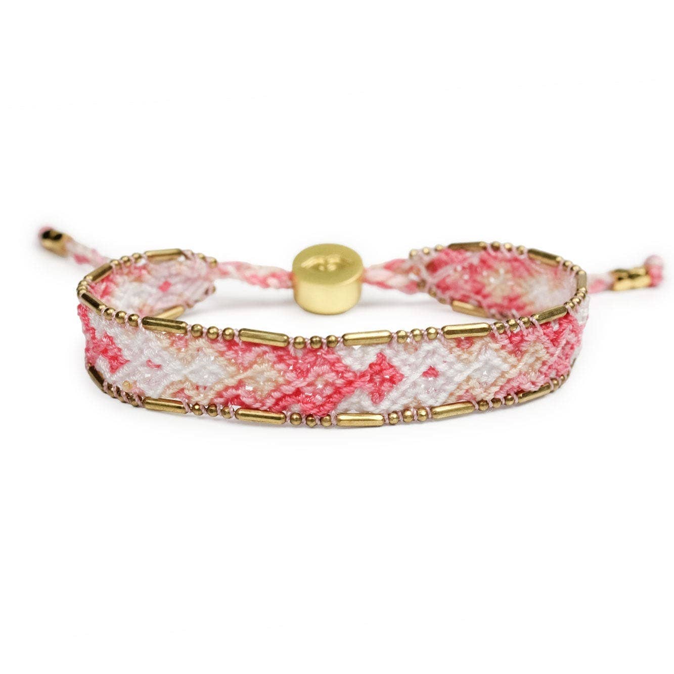 Love Is Project: Bali Friendship Bracelet - Sherbet Peach