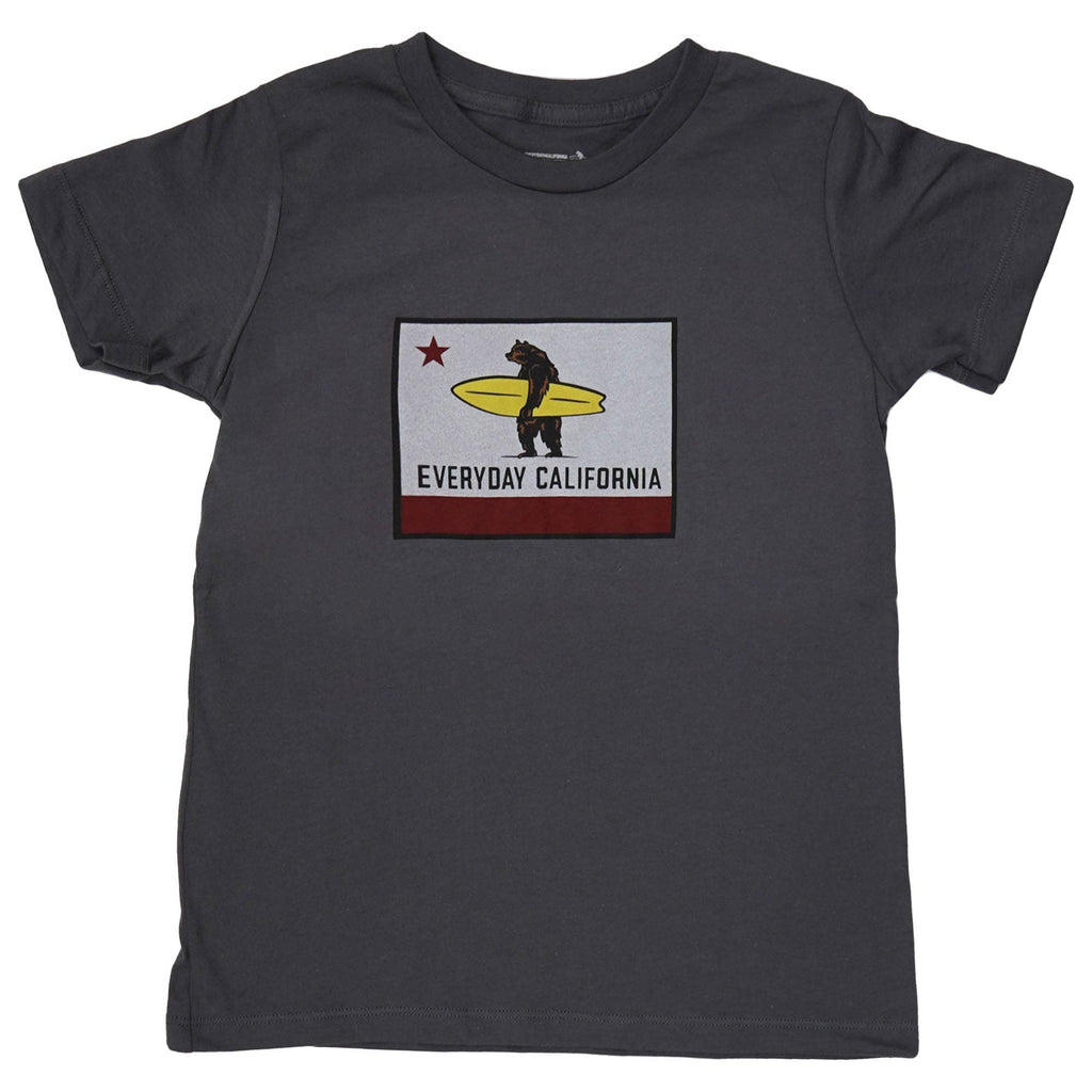 Everyday California: El Joven Tee - Kid's California Surfing Bear Tee