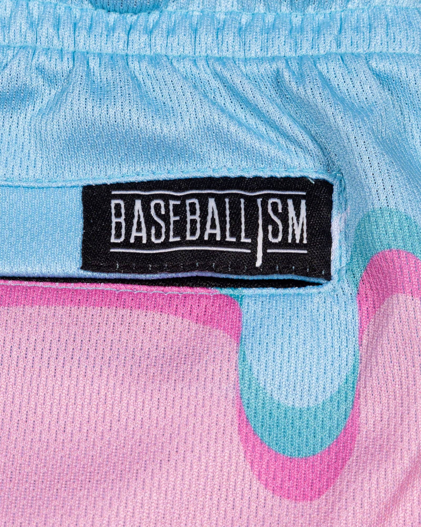 Baseballism: Flag Man Ice Cream Sundae Air Mesh Shorts - Youth