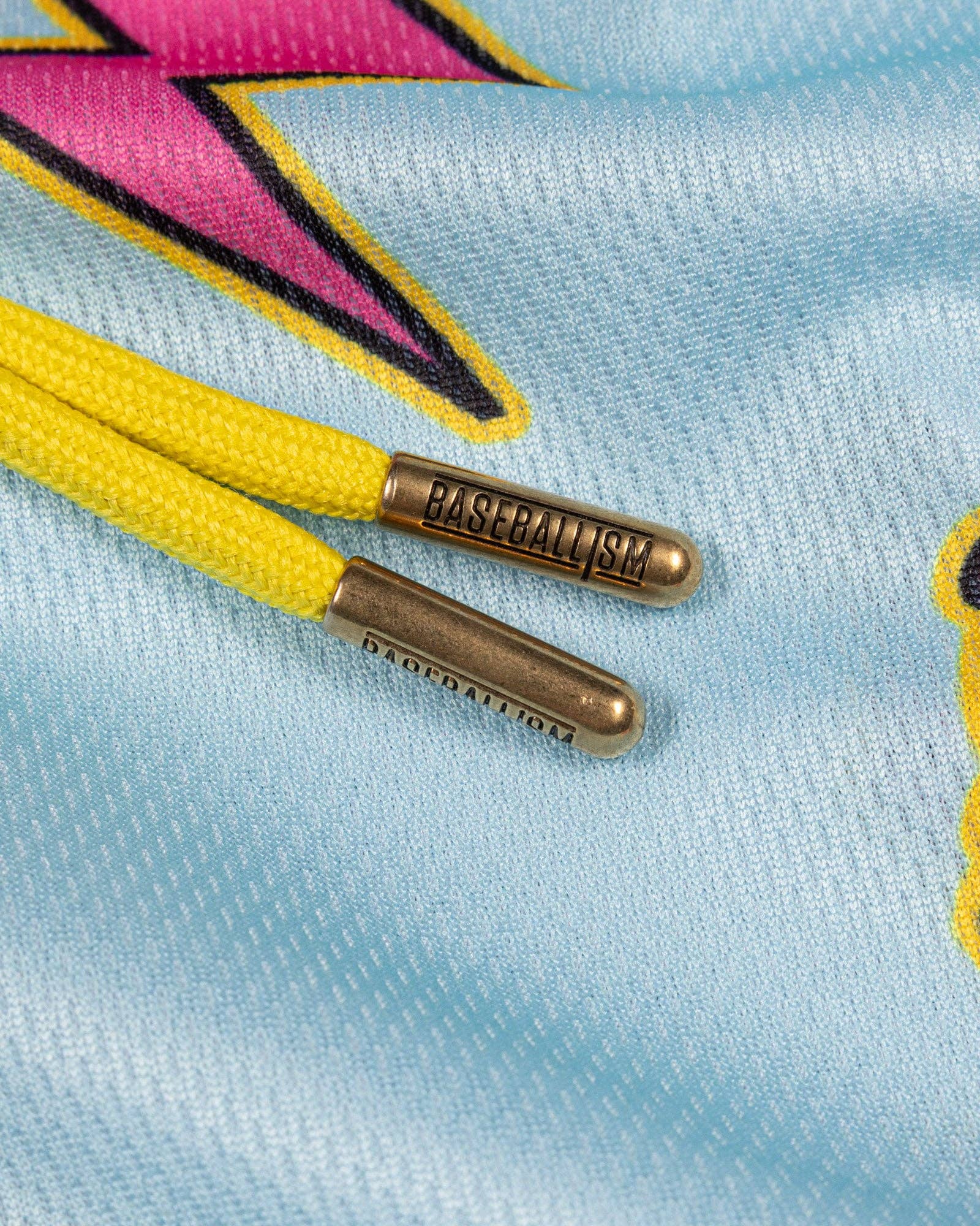 Baseballism: Electric Arms Diamond Air Mesh Shorts (Blue) - Youth