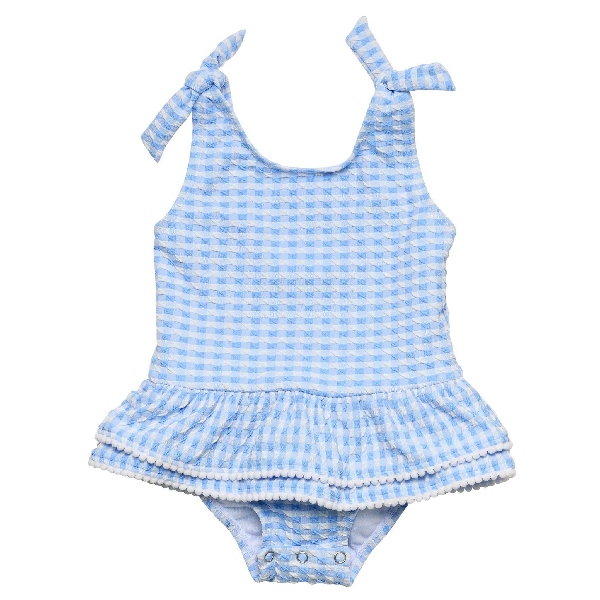 Snapper Rock Swimwear Baby Skirt Swimsuit (Seaside Gingham)
