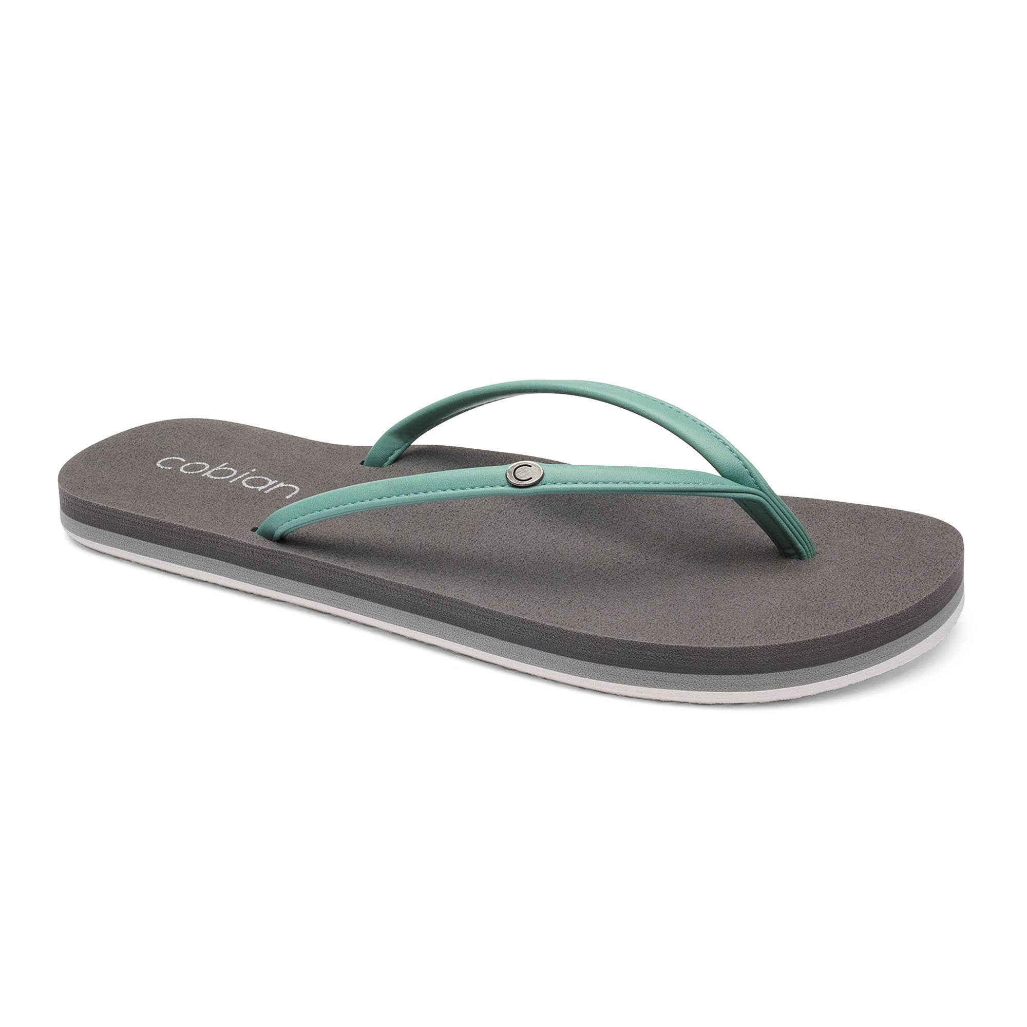 Cobian: Women's Nias Bounce Casual Flip Flop Sandal - Aqua