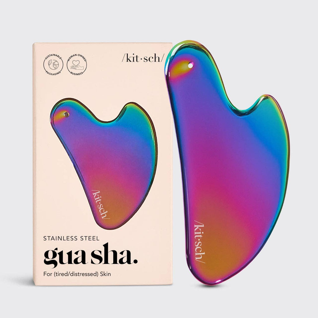 KITSCH: Kitsch Stainless Steel Gua Sha - Iridescent