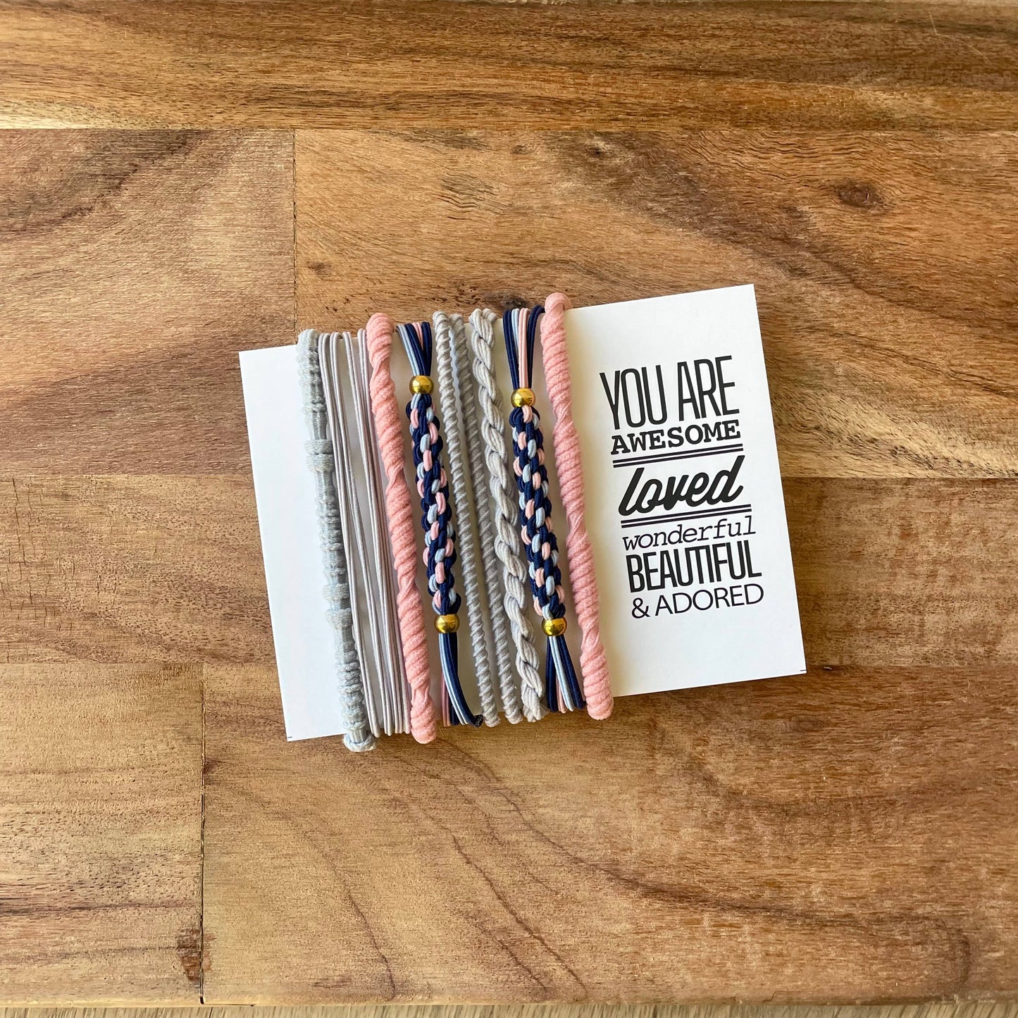 Eastern Ave Studio: Boho Hair Ties | Navy