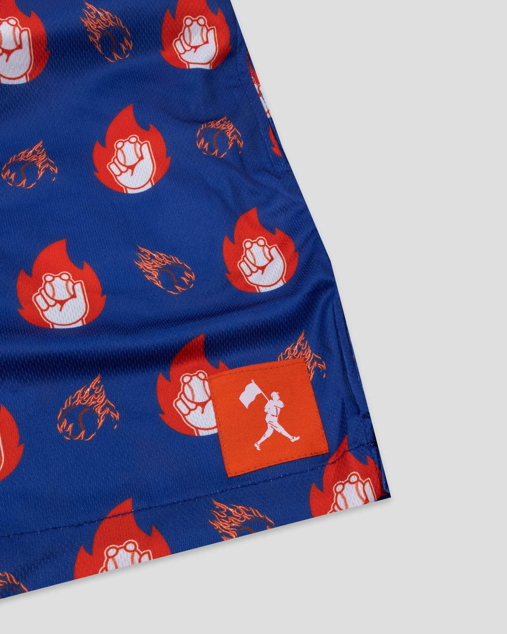 Baseballism: Flamethrower Diamond Air Mesh Shorts - Youth