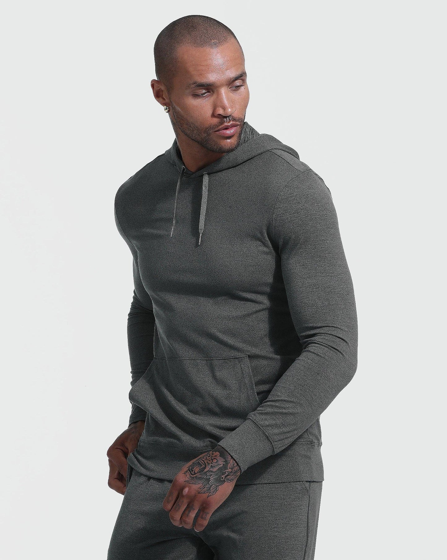 True Classic: Pullover Hoodie | Active Comfort | Charcoal Heather