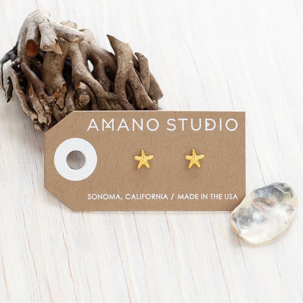 Amano Studio: Tiny Starfish Stud Earrings