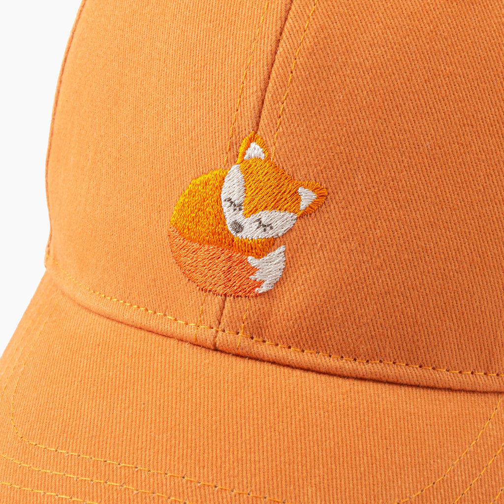 Peppercorn Kids: Kids Baseball Cap - Orange Fox
