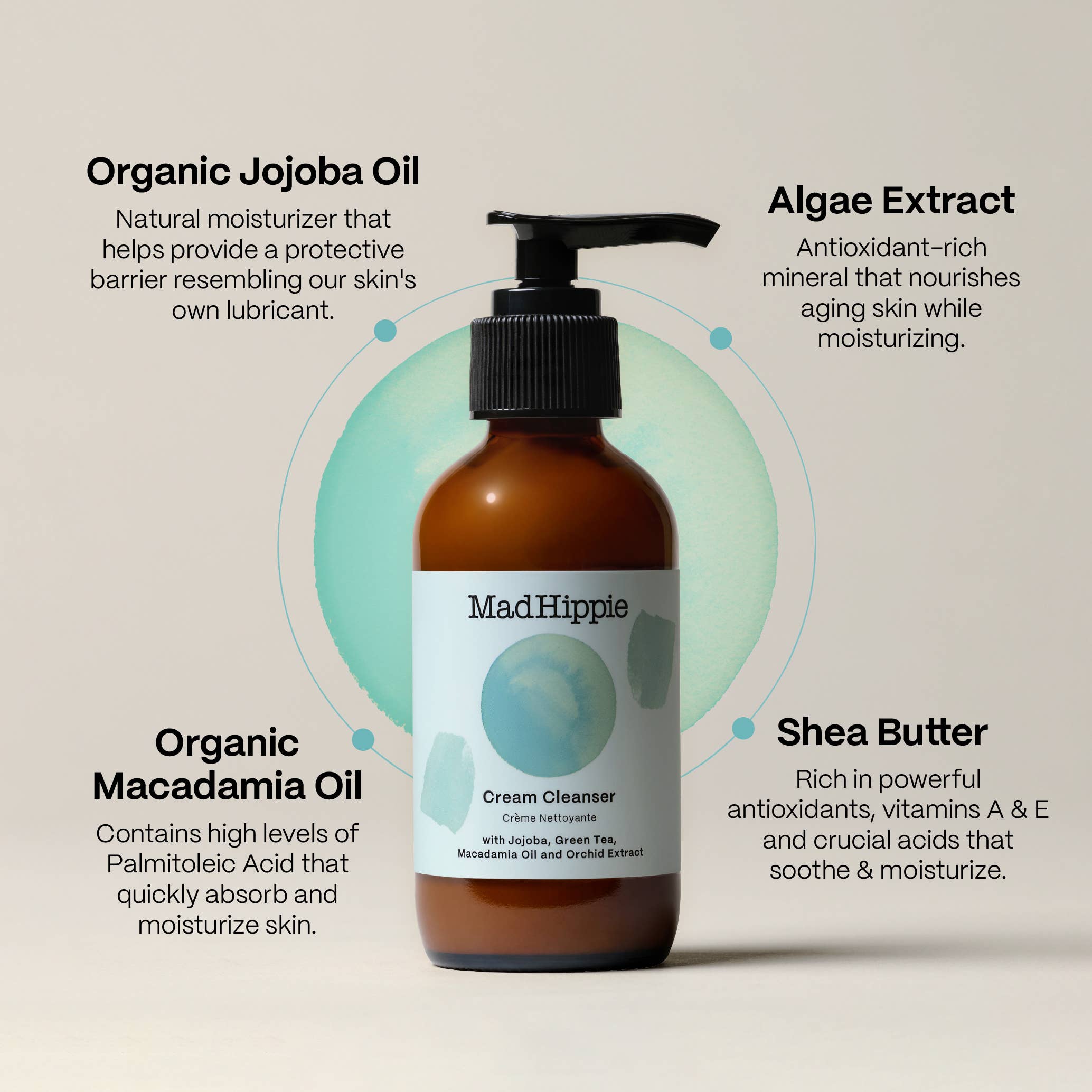 Mad Hippie Cream Hydrating Facial Cleanser