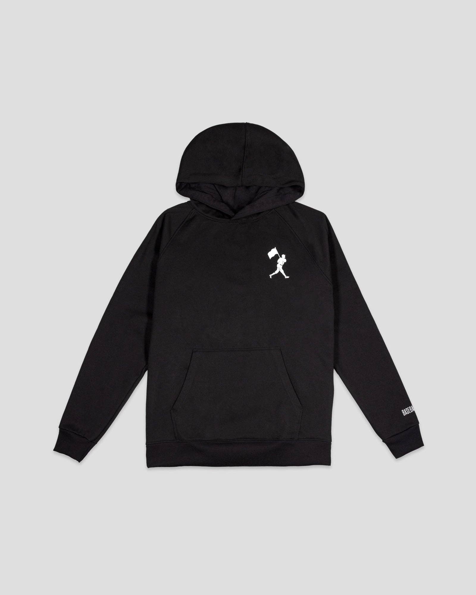 Baseballism: Happy Place Hoodie (Black) - Youth