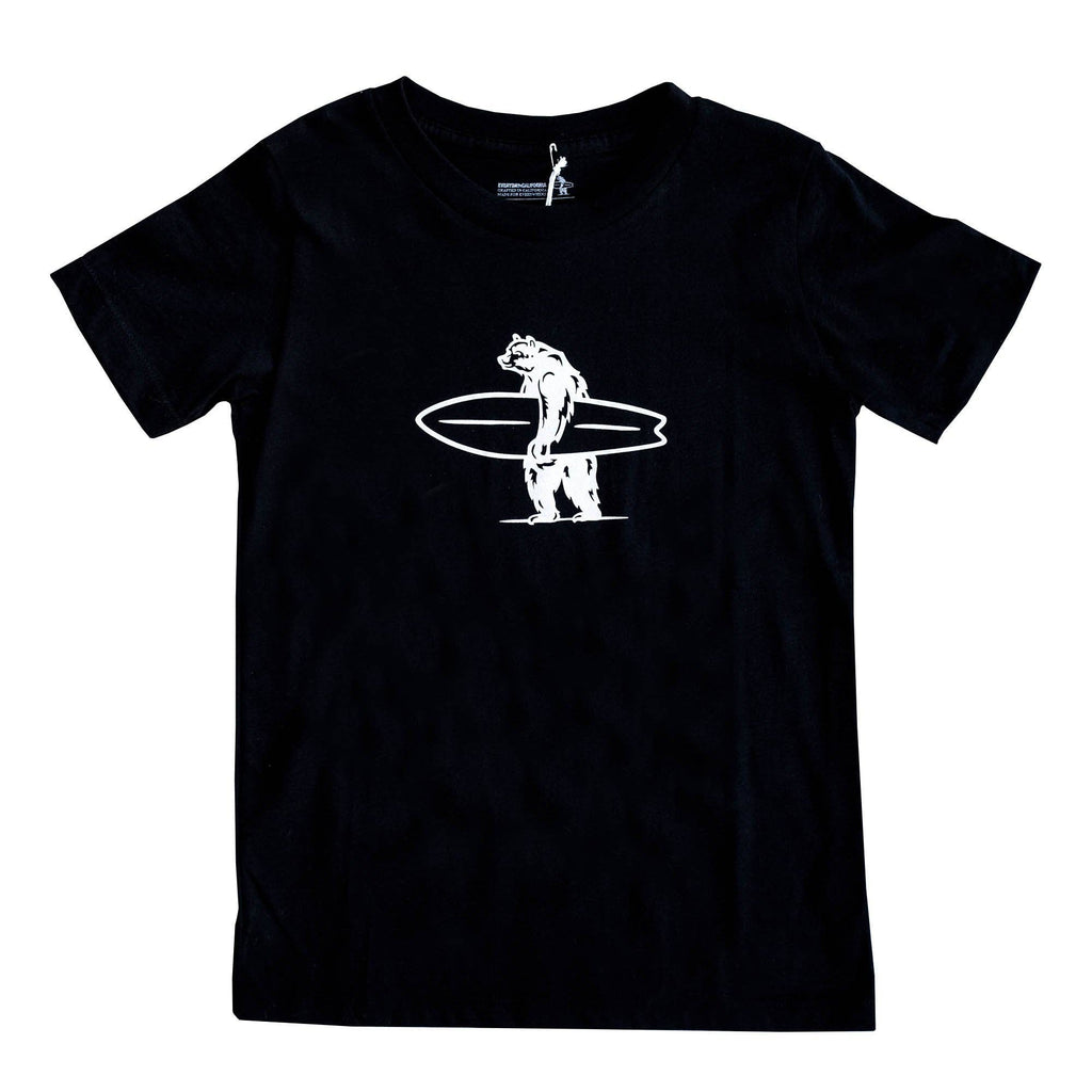 Everyday California: Mini Simply Tee - Kid's California Surfing Bear Short Sleeve