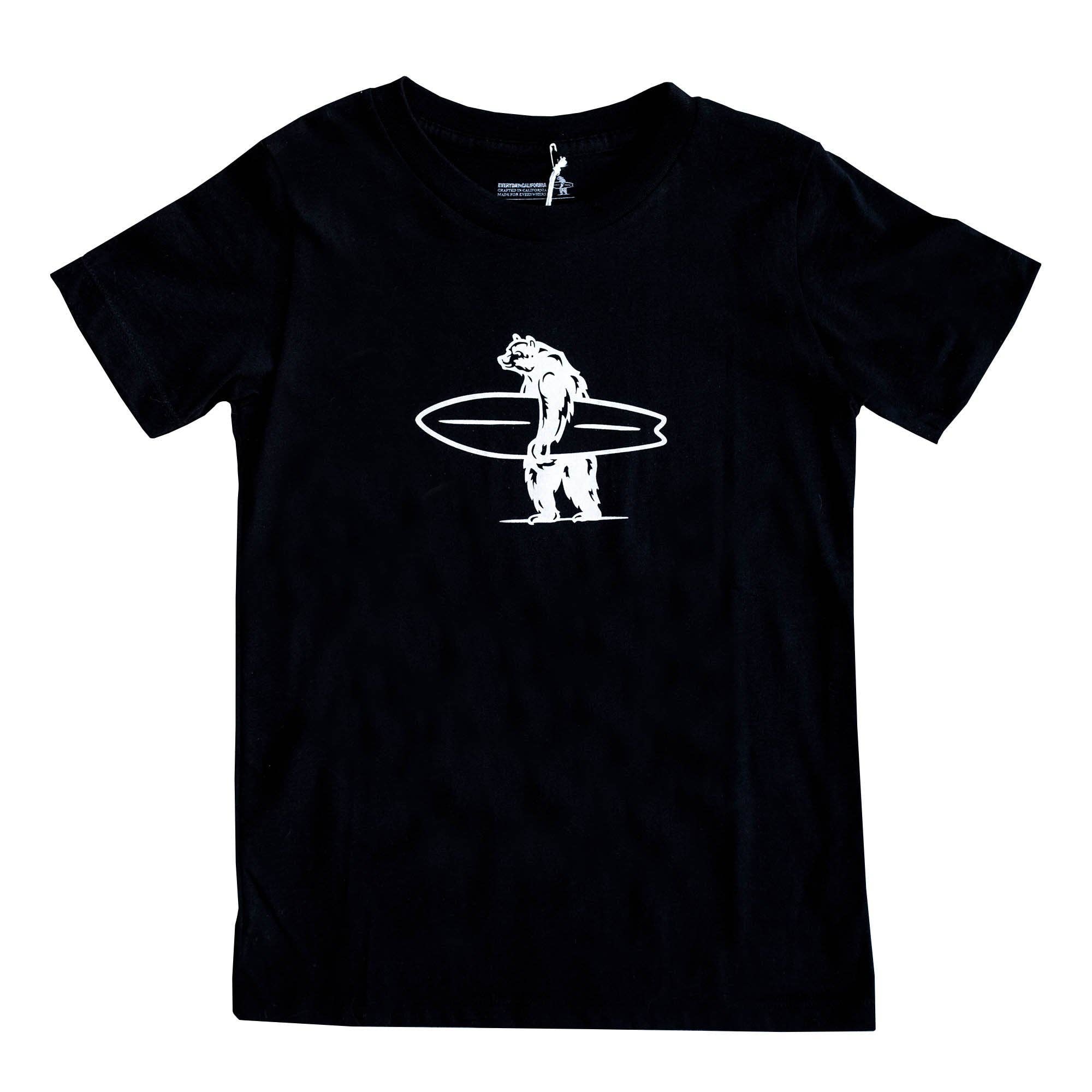 Everyday California: Mini Simply Tee - Kid's California Surfing Bear Short Sleeve
