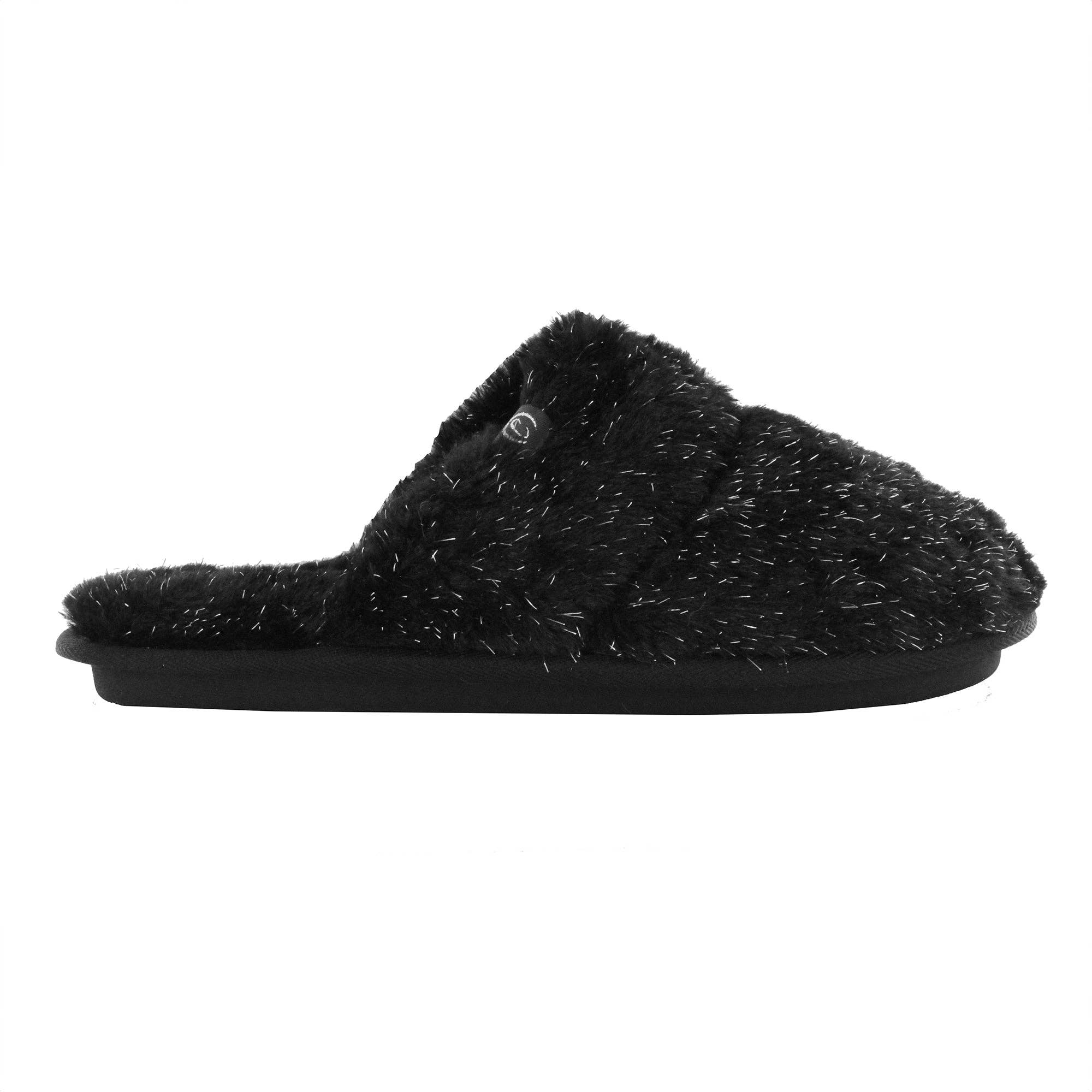 Cobian: Women's Minou Mule Warm and Fuzzy Slipper - Midnight