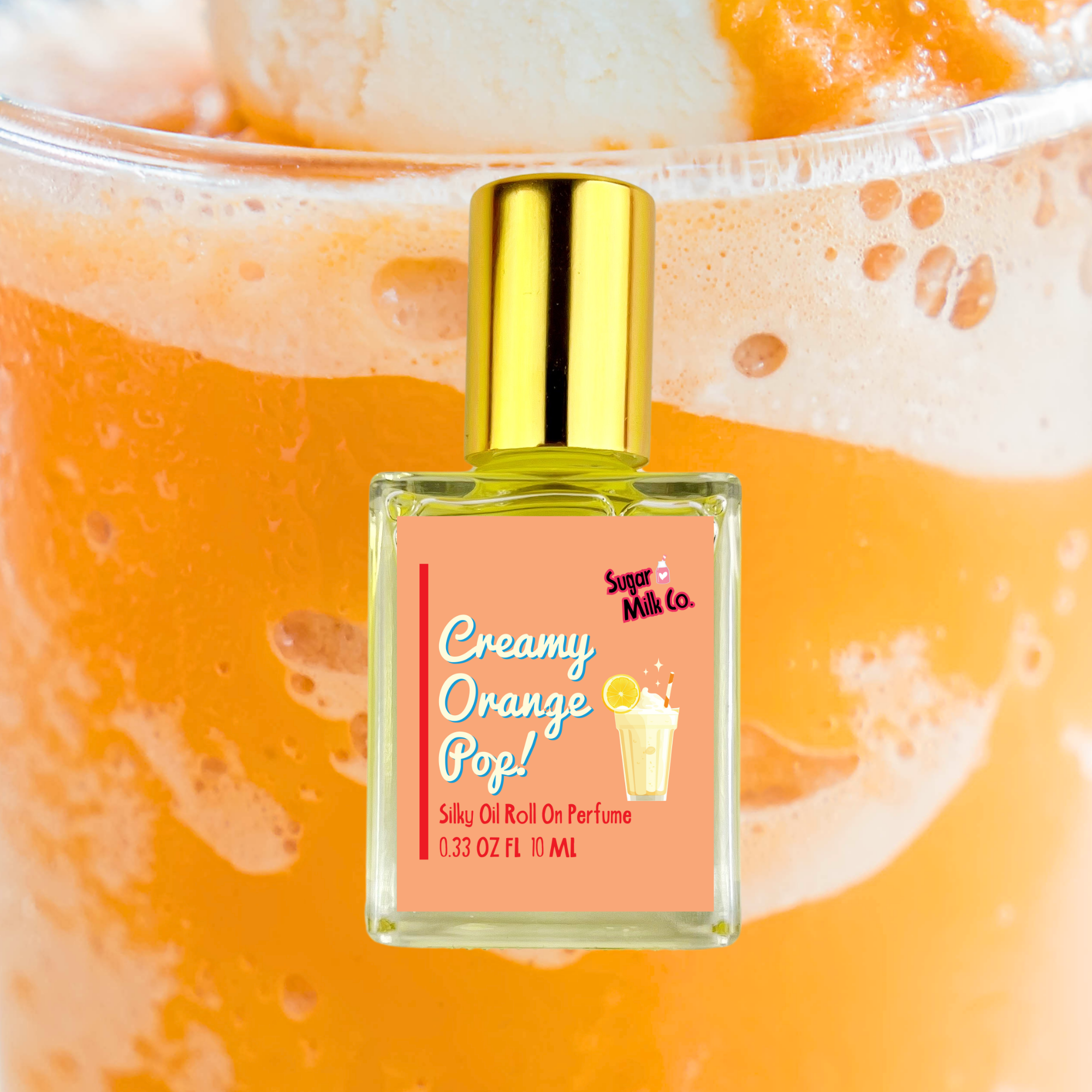 Sugar Milk Creamy Dreamy Orange Pop Roll On Oil Perfume