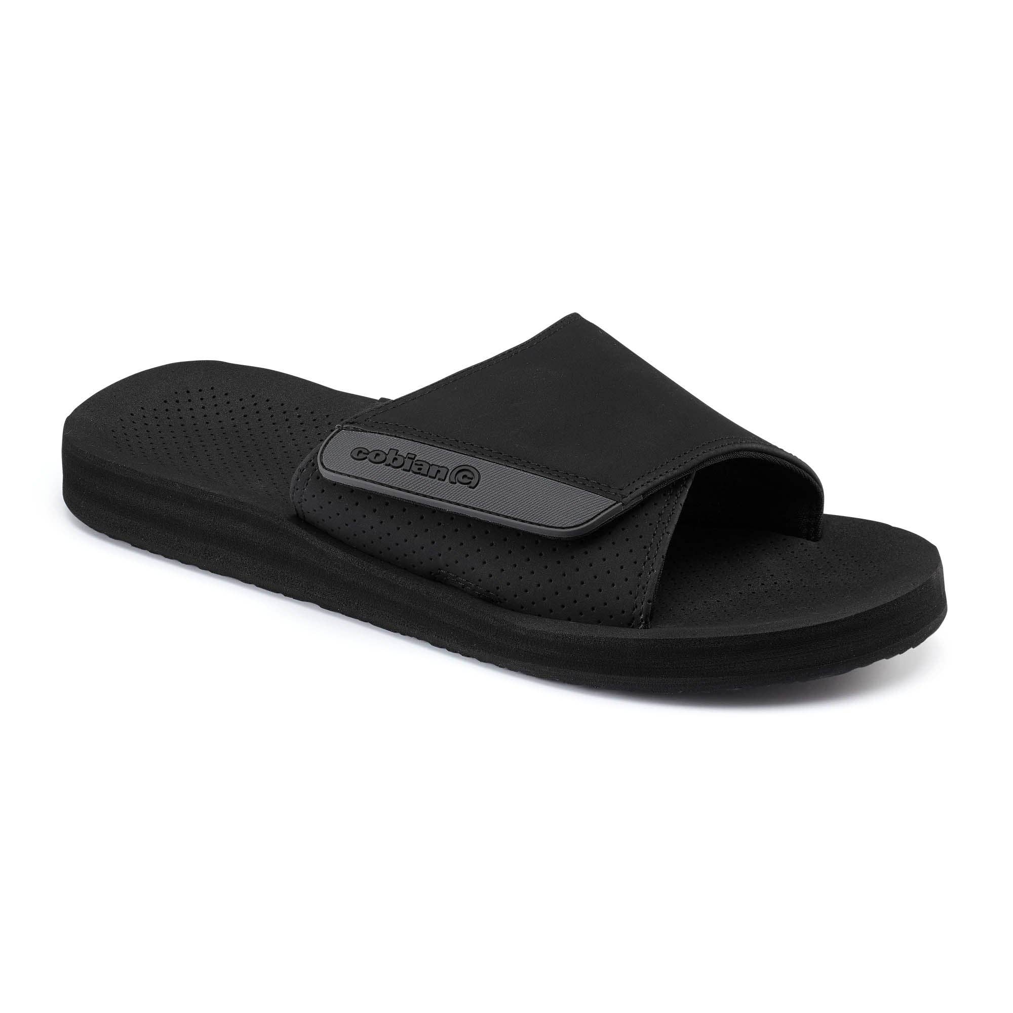 Cobian: Men's ARV 2 Slide - Black Sandal with Arch Support