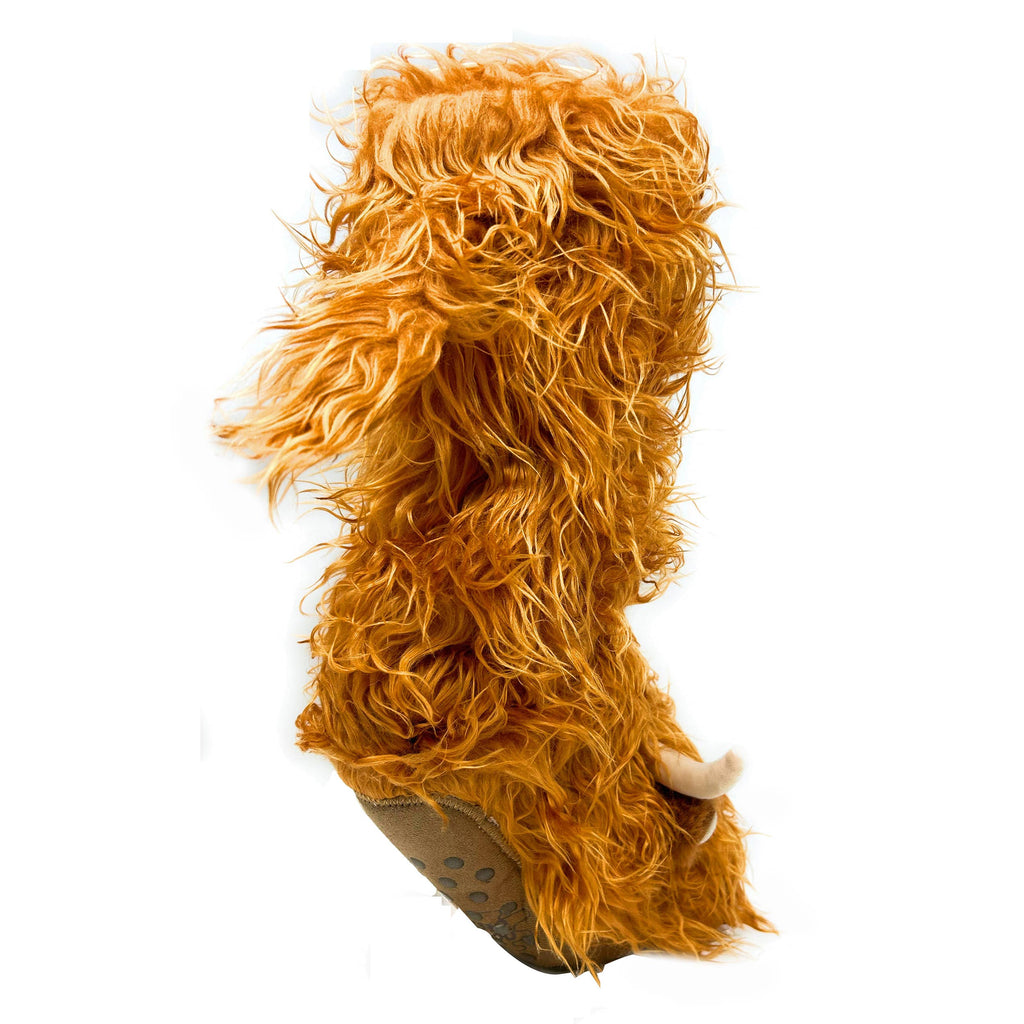 Oooh Yeah: Kid's Highland Cattle Non-Slip Slipper Socks