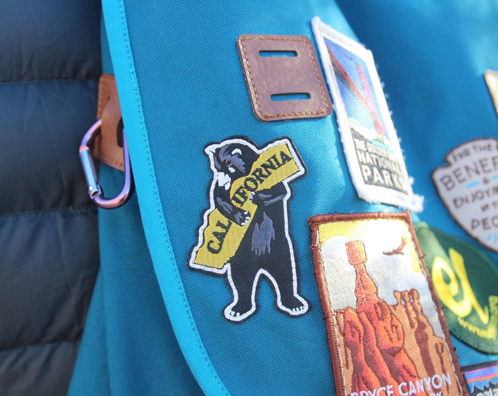 Union Made: I Love California Bear Embroidered Iron on Patch